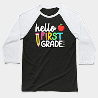 First Grade Team 1st Grade Back to School Teacher Kids Baseball T-Shirt